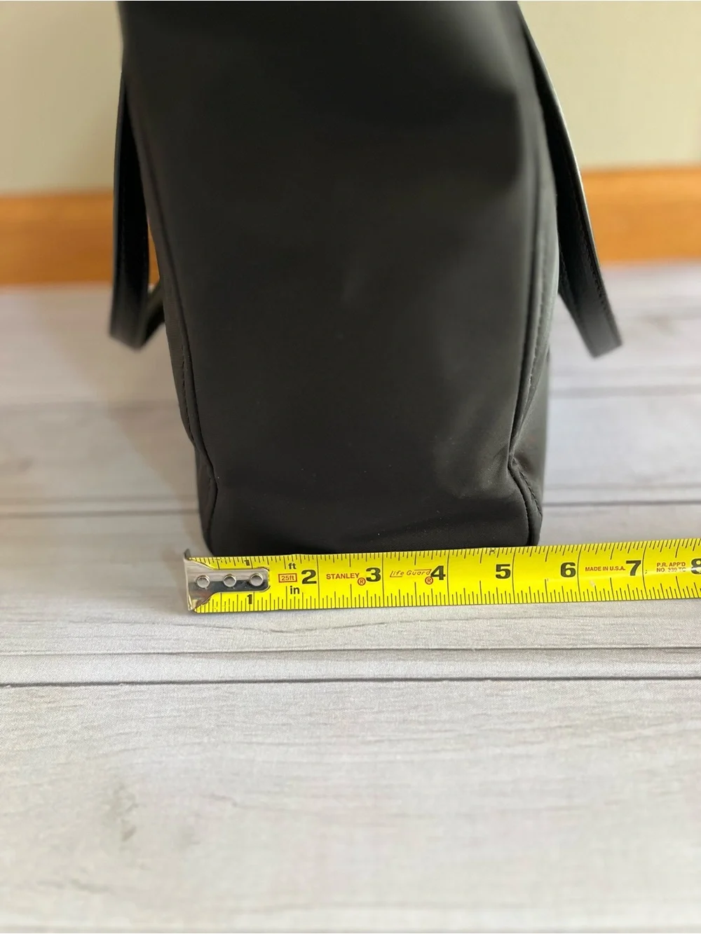 Kate Spade New York black Dawn classic durable nylon shoulder handbag purse.